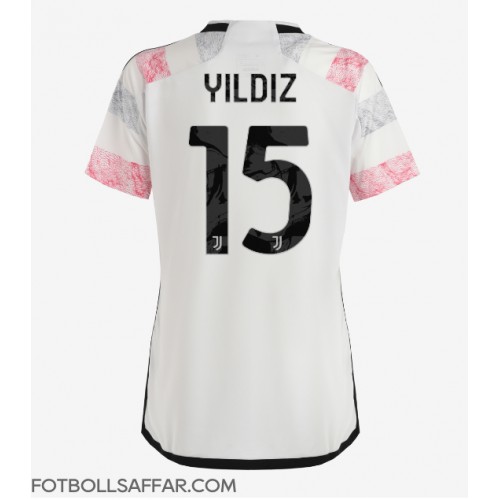 Juventus Kenan Yildiz #15 Bortatröja Dam 2023-24 Kortärmad